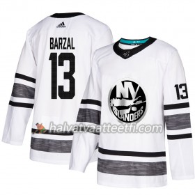 Miesten NHL New York Islanders Pelipaita Mathew Barzal 13 2019 All-Star Adidas Valkoinen Authentic